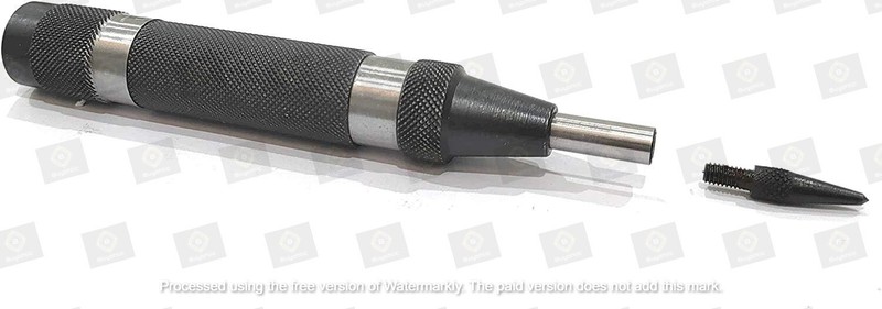 Automatic Center Punch with Replaceable Hardened Steel, Heavy duty-USA FULFILLED gallery