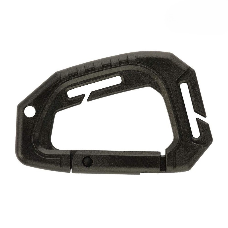 Tactical D-Type Carabiner with Molle Clip for Backpack Outdoor Climbing gallery