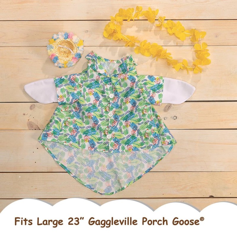 Fox Valley Traders Gaggleville Hawaiian Goose Outfit, Fits One Size, gallery