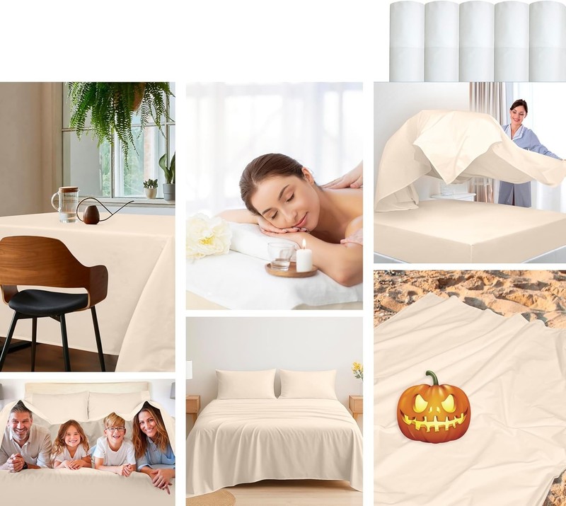100% Organic Cotton Fitted Sheet - Percale Weave - Super Soft Deep Pocket Bottom gallery