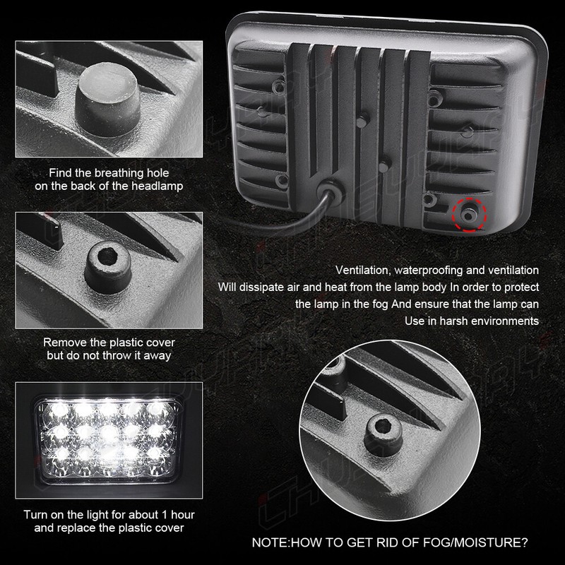 2X LED Headlight For John Deere 5225, 5310, 5325, 5425, 5525, 5625, 5725; TL6420 gallery