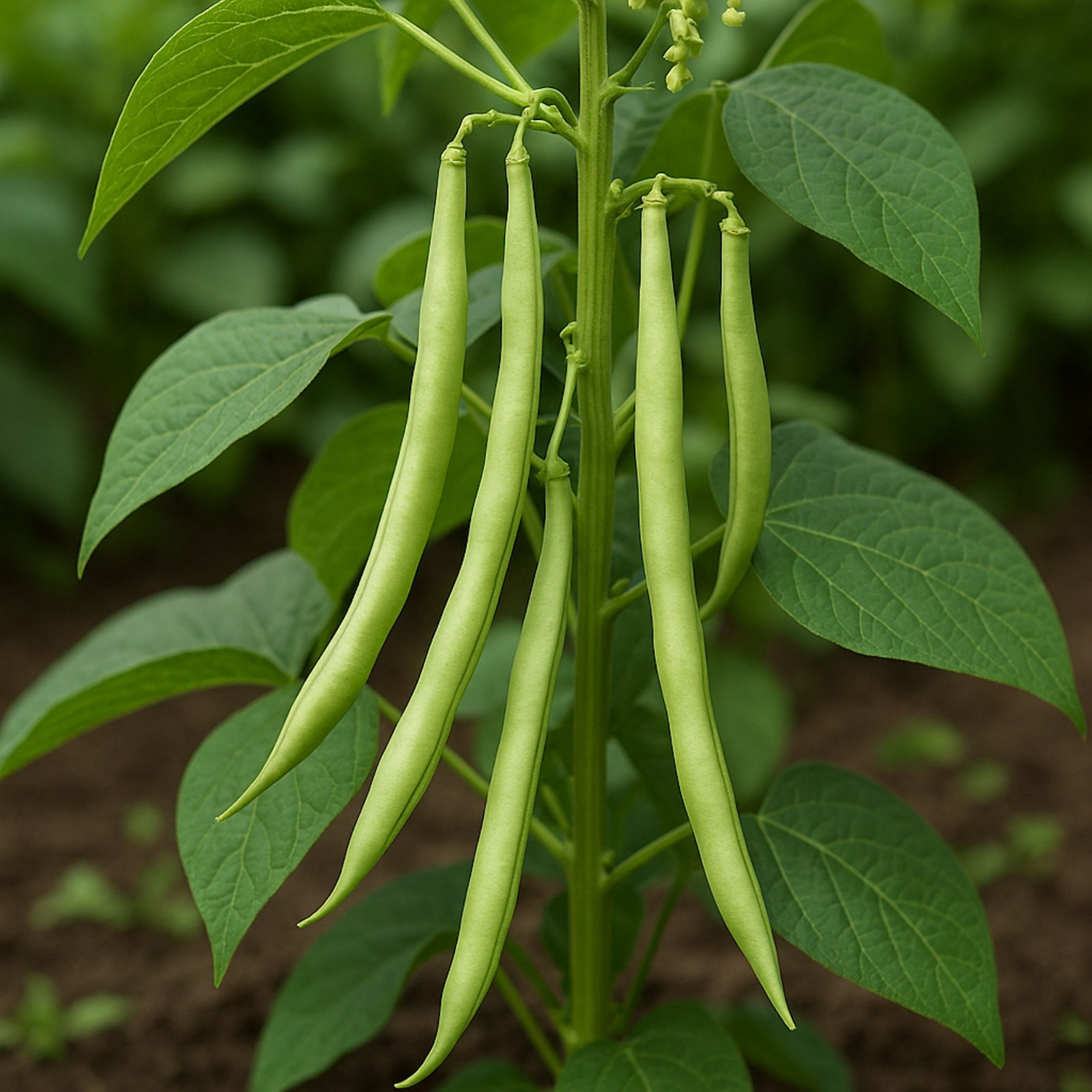 25 Heirloom Vegetable Seeds- Jade II Bean! gallery