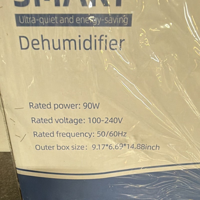 KeepGlad SMART Ultra-quiet Dehumidifier, 98oz Tank, Multi-Drainage, Timer gallery