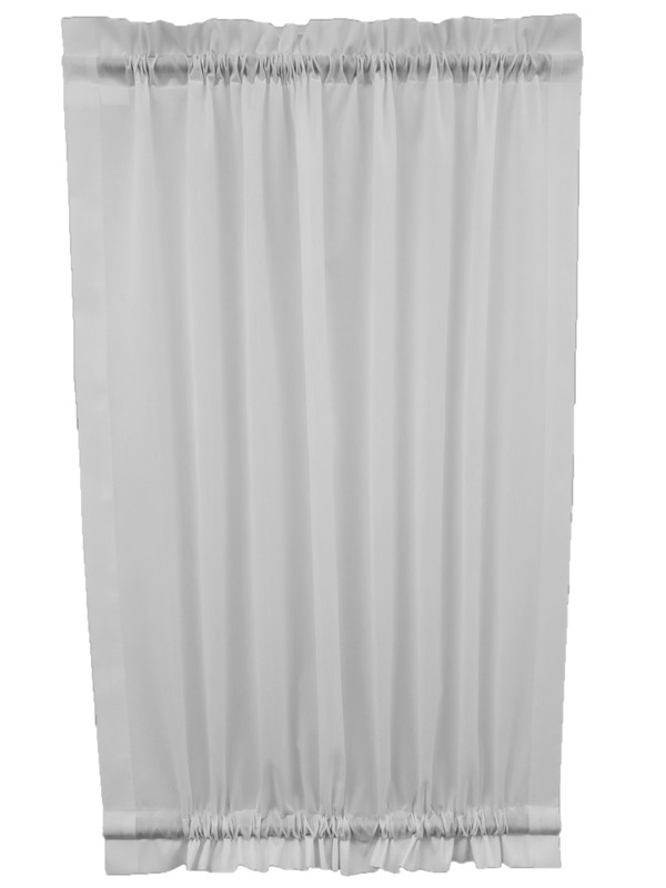 Semi-Sheer Light Filtering Door Panel with Tieback Many Lengths 26”, 36”, 40” gallery