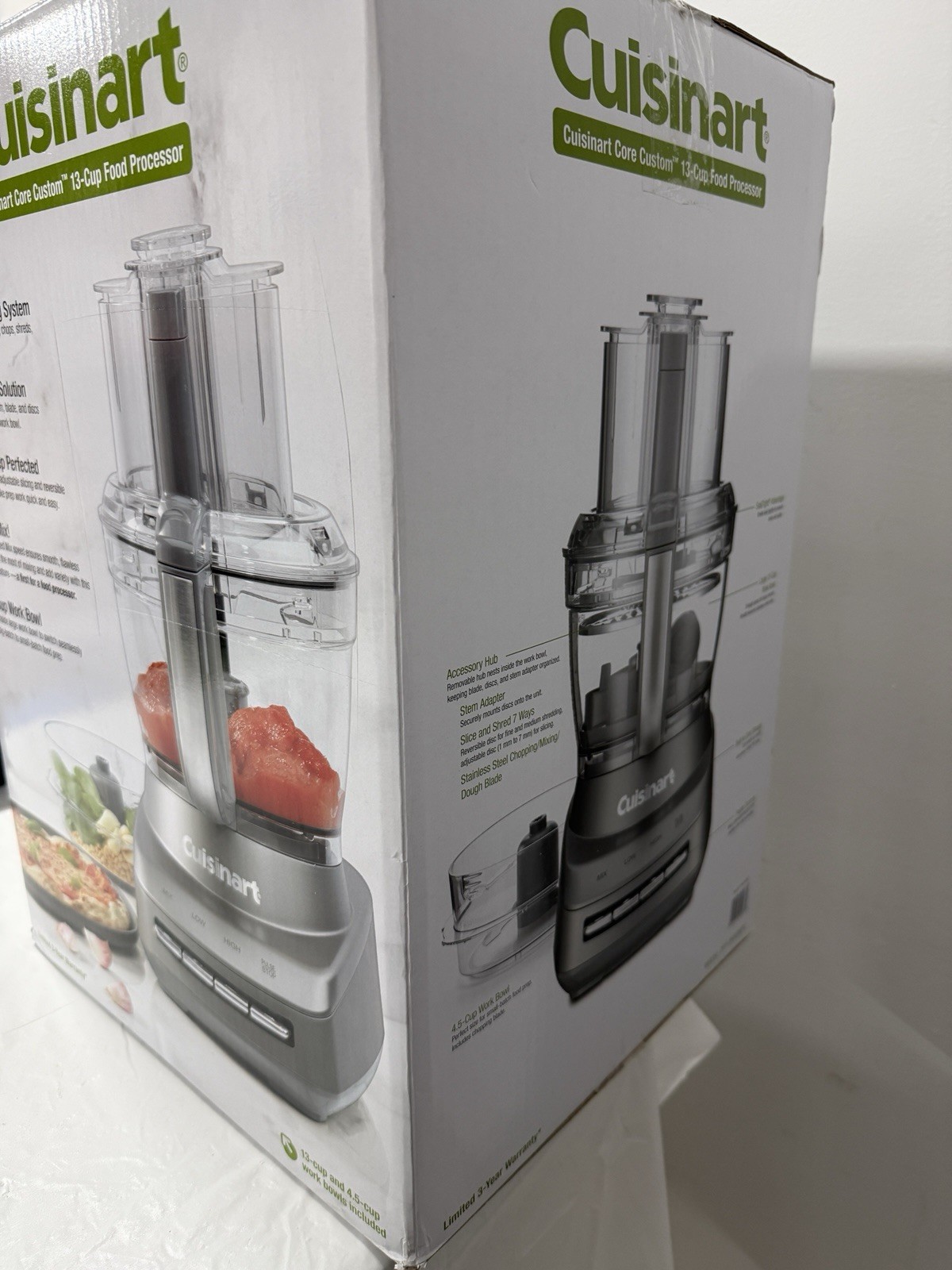 Cuisinart Core Custom 13-Cup Food Processor Silver w/ 4.5-Cup Bowl Storage gallery