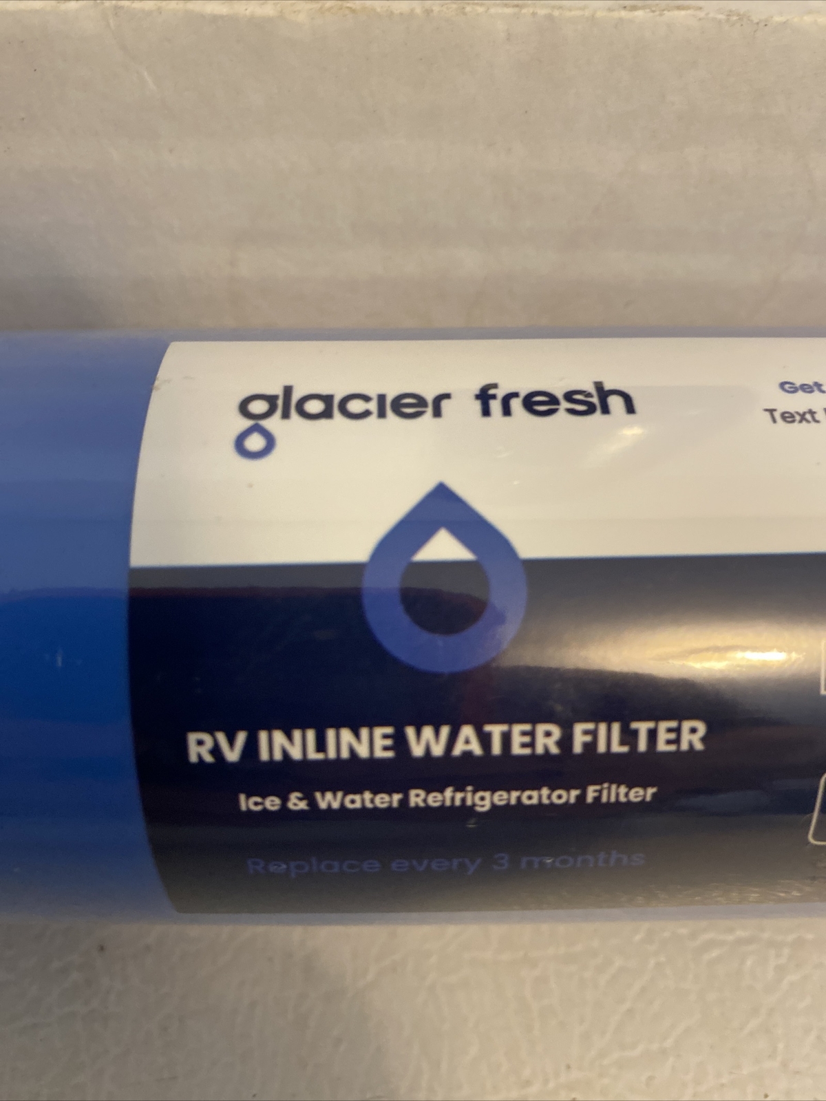 2X Glacier Fresh RV / Marine Inline Water Filter - Sealed In Plastic - New gallery