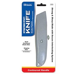 BAZIC Retractable Multipurpose Utility Knife, Box Cutter, Box Knife