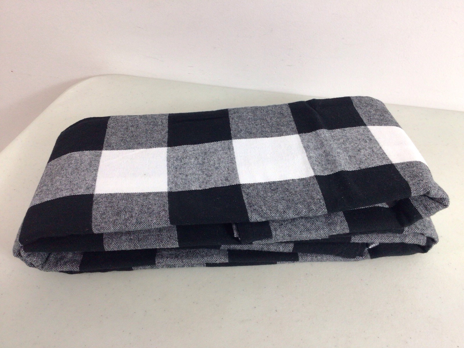 Style Selections Large Plaid Tablecloth Cotton 60 X 102 inches New gallery