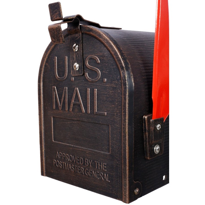 Curbside Mailbox Post Light Combination Kit Stratford Mail Box Cast Aluminum gallery