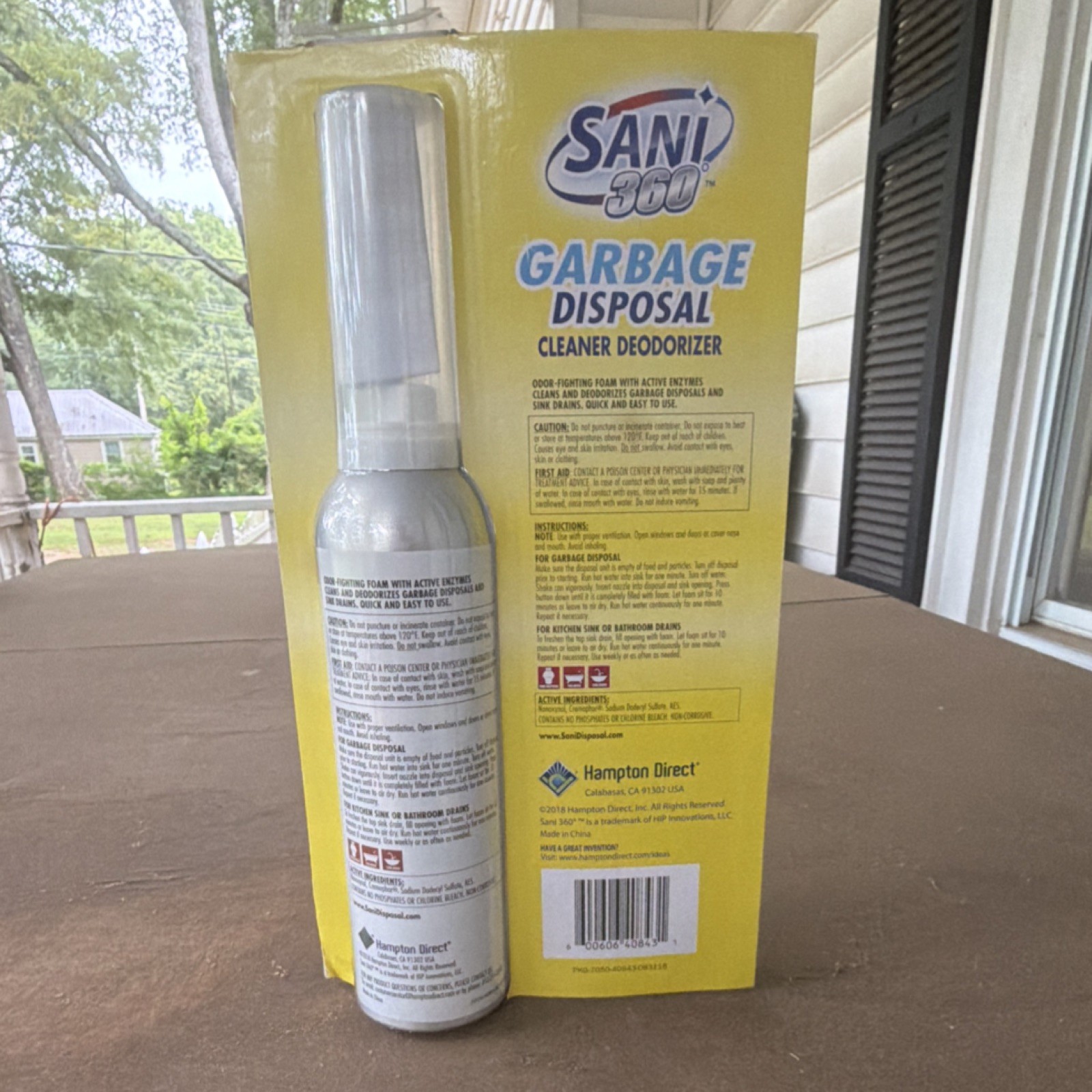 Sani 360 Enzyme Foam Garbage Disposal Cleaner & Deodorizer, Lemon 10 oz gallery