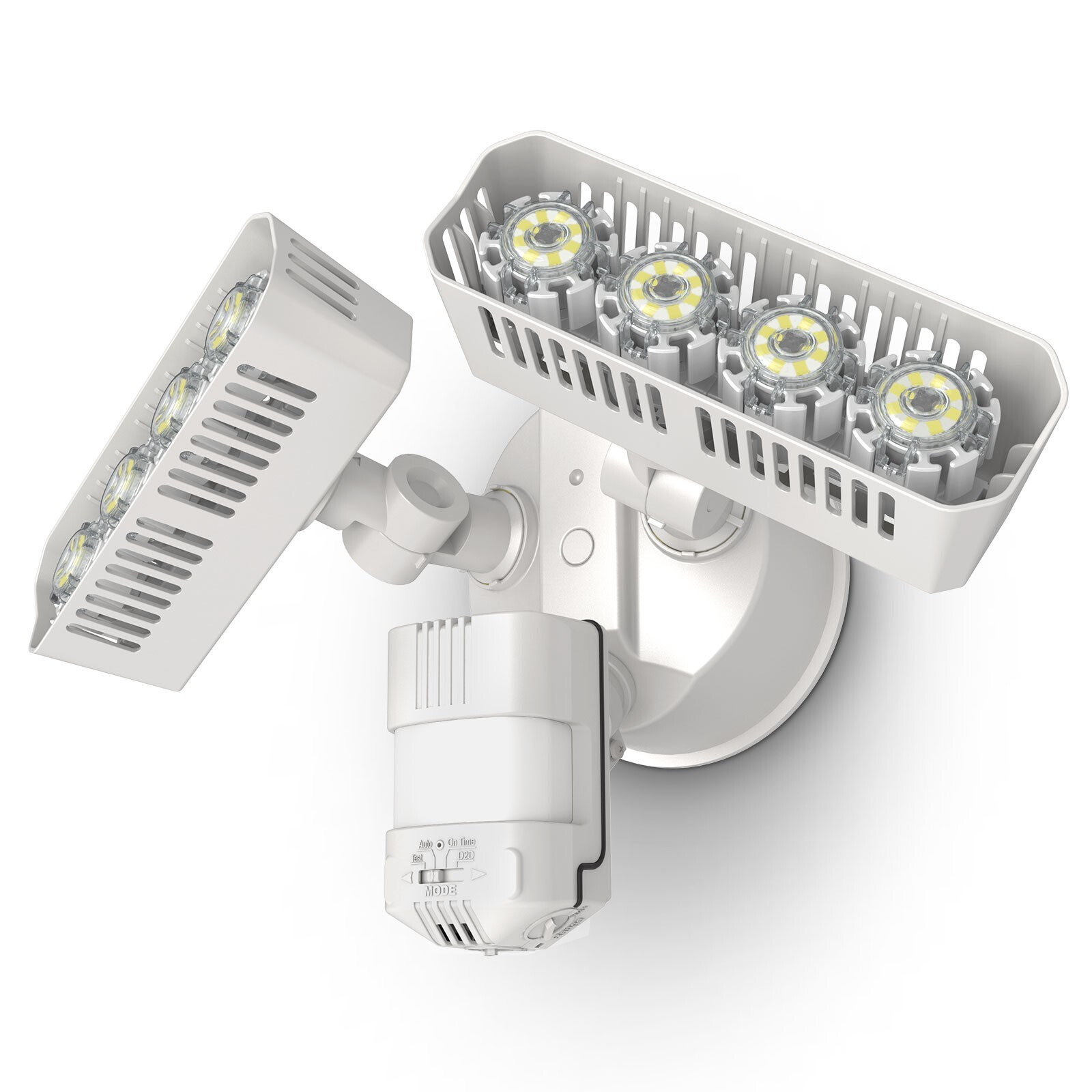 36W=250W LED Motion Sensor Lights Security Floodlights 3600lm IP65 White PIR gallery