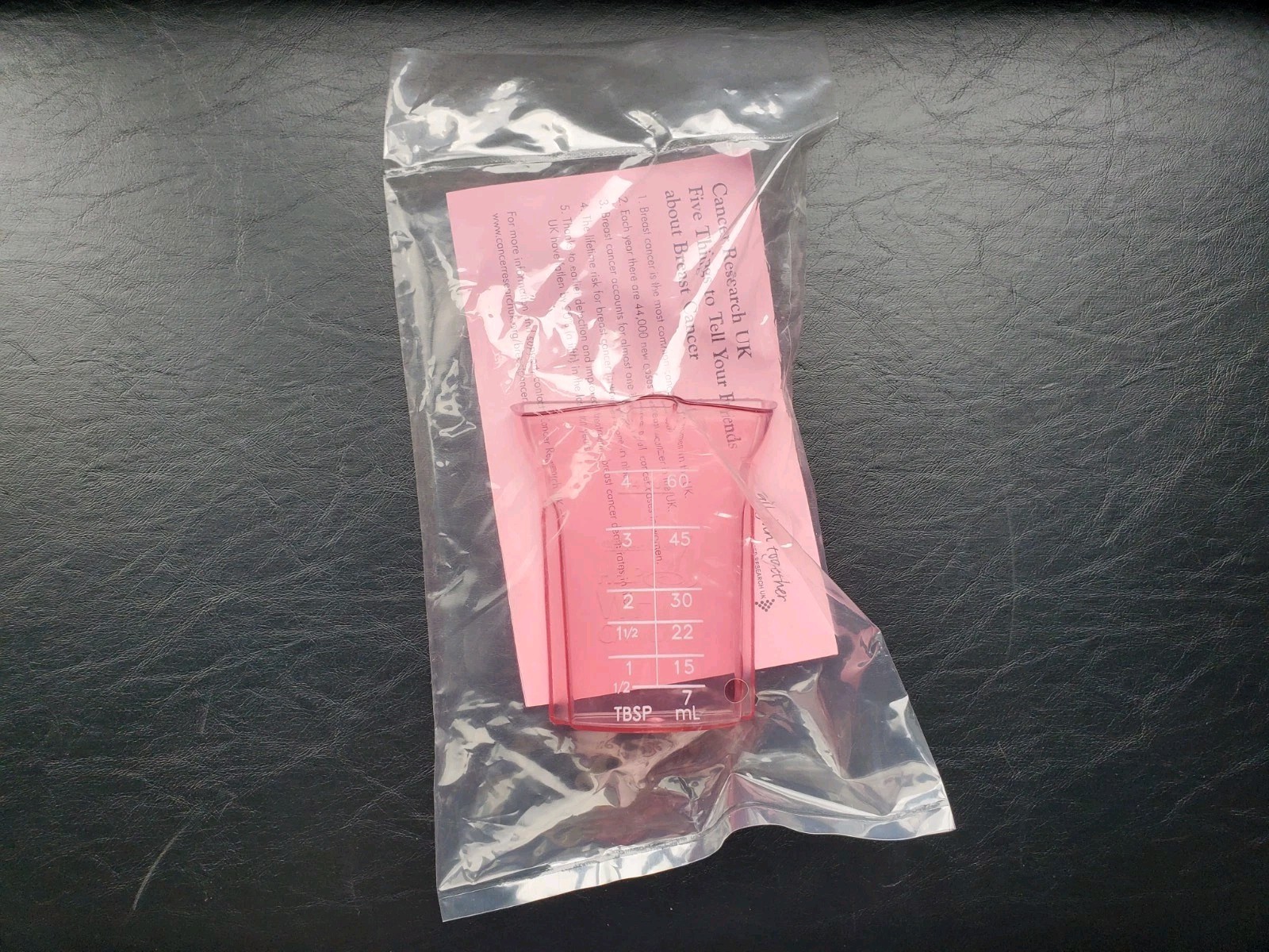 Pampered Chef Pink Mini Scoop & Measure 1/4 Cup 4 Tbsp Help Whip Cancer NIP gallery