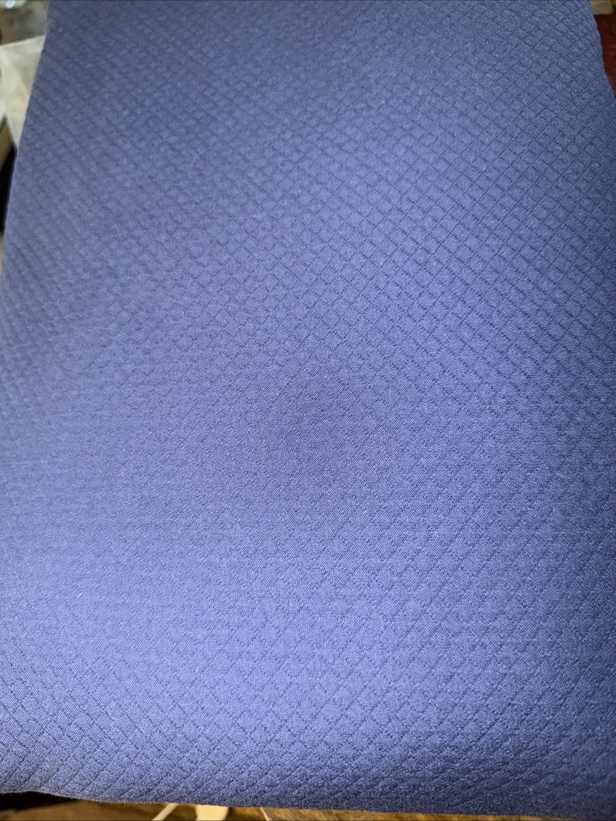 Matouk King Coverlet Elliot Diamond Pique Navy Cotton Polyester New USA gallery