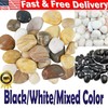40 lbs Bulk Large River Rocks 3 Colors 2-3 Inch Polished Pebbles Natural Stones gallery