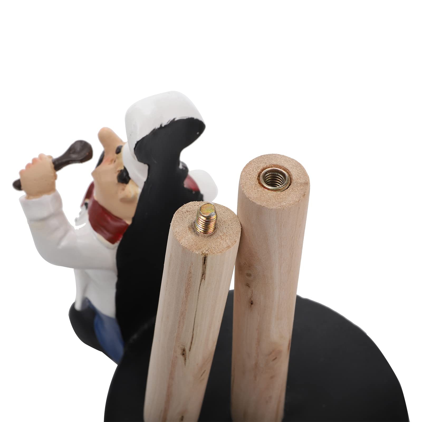 Chef Style Paper Towel Holder, Resin Crafts Display Chef Figurines Creative R... gallery