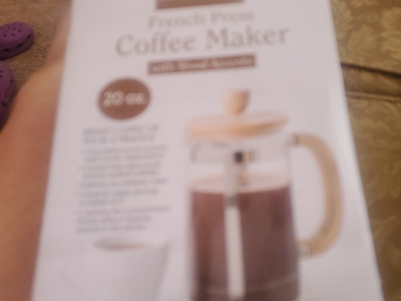 FRENCH PRESS Coffee Maker 20 OZ Brews rich flavorful coffee in 4 minutes gallery