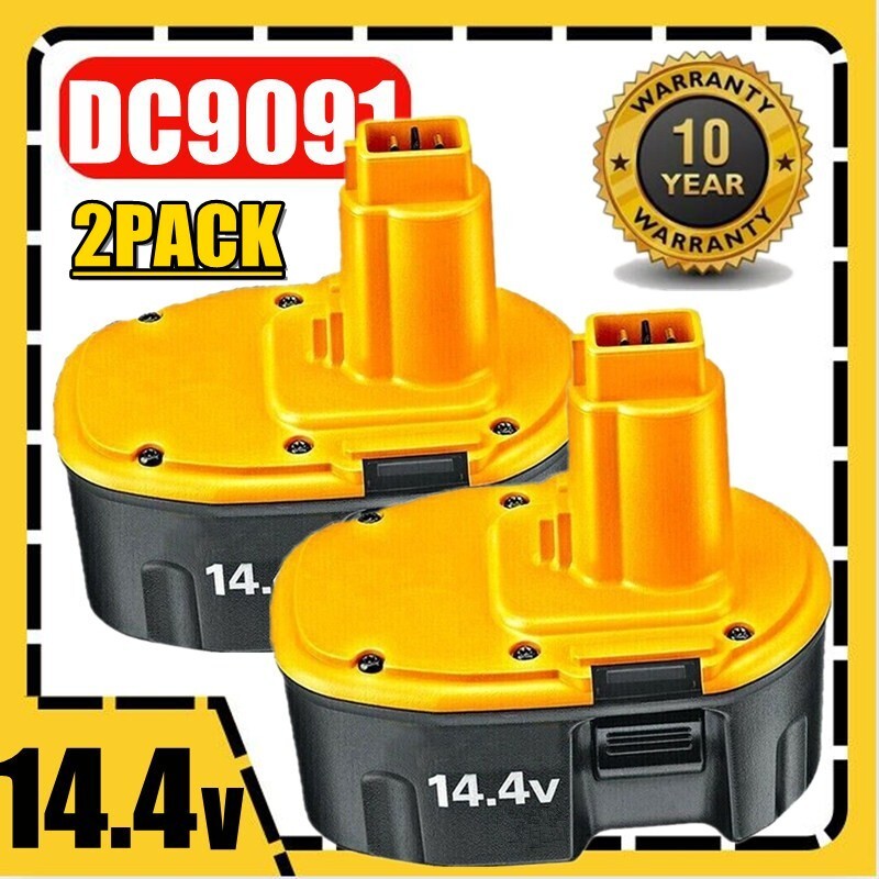 4Pack 14.4 Volt Replacement For DEWALT DC9091 14.4V Battery DW9091 DW9094 DE9091 gallery