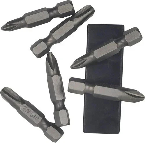 6Pcs 35Mm JIS Screwdriver Bit Set with Magnetic Tip, 1/4 Hex Shank, S2 Alloy_Ste gallery