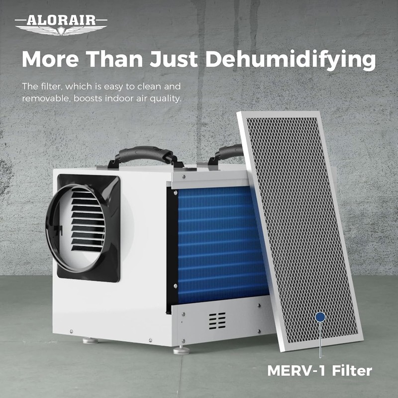 Sentinel HD55S Crawl Space Dehumidifiers 120 PPD White Dehumidifier Energy Star gallery