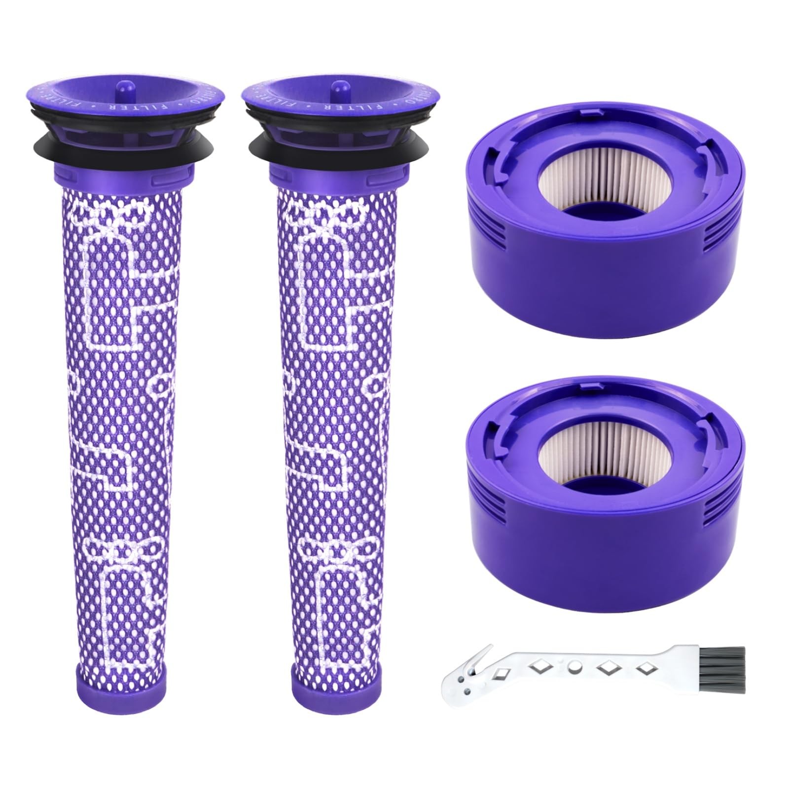 4 Pack Vacuum Filter Replacement Kit for Dyson V7, V8 Animal, V8 Absolute, SV... gallery