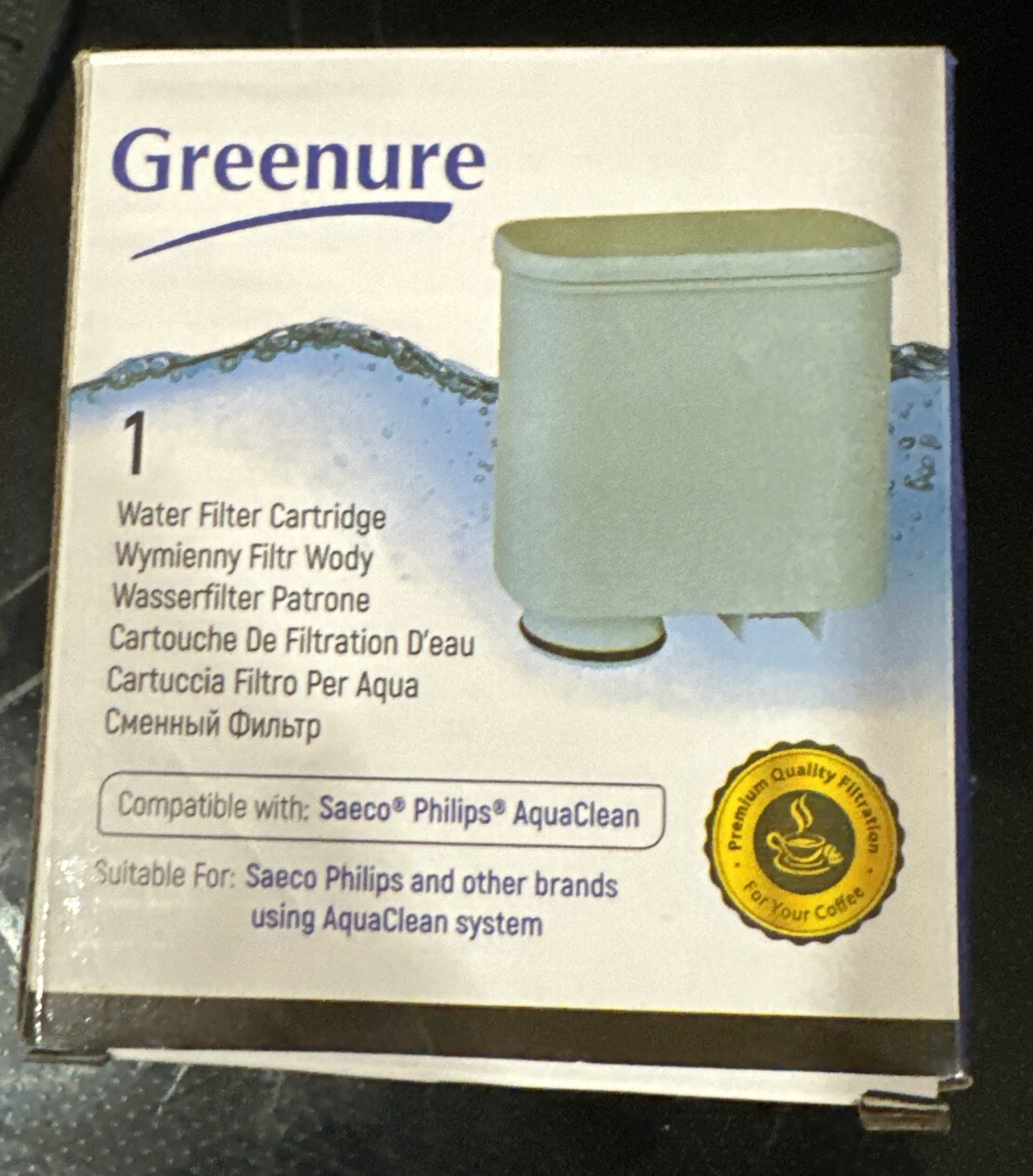 Greenure Water Filter For for coffee machines Philips, Saeco, AquaClean Filter gallery