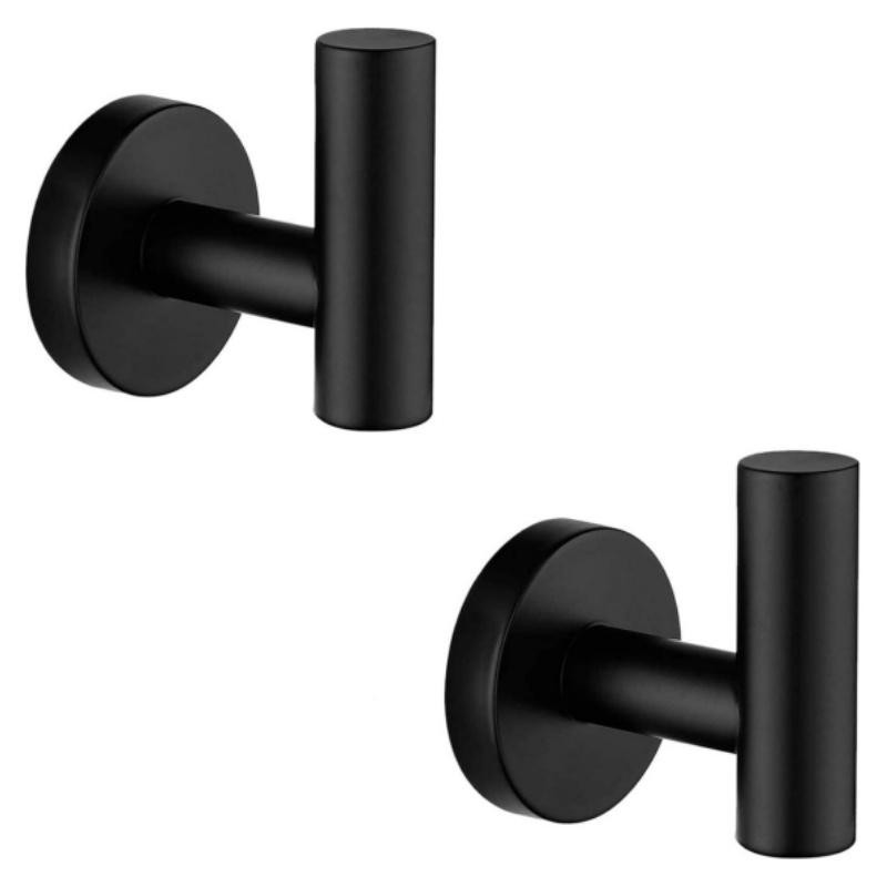 2 Pack Suction Cup Hooks Bathroom Shower, Stainless Steel Removable and Reusable gallery