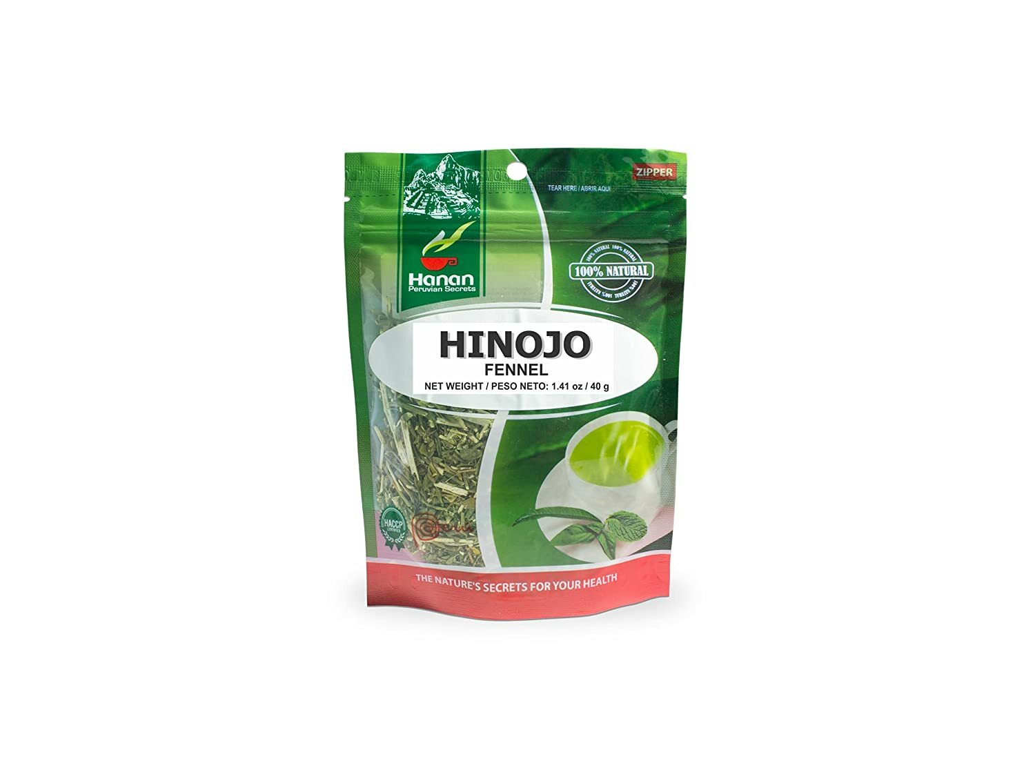 Hanan Peruvian Secrets Hinojo| 100% Natural Fennel|1.41oz / 40g | Naturally Aids gallery