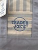 🩵 Trader Joe's Striped Mini Canvas 2026 Summer Fun Limited Edition Tote Bag NWT gallery