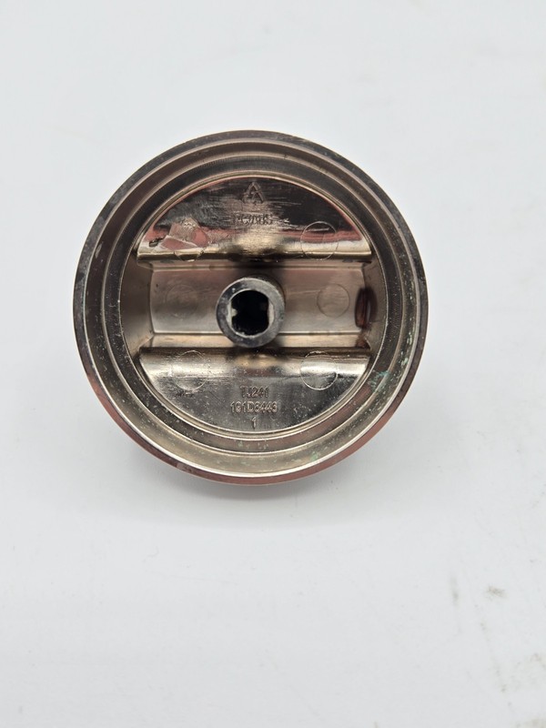 GE Range Oven Chrome Plastic Knob 191D8446 TJ241 OEM Replacement Part Genuine gallery