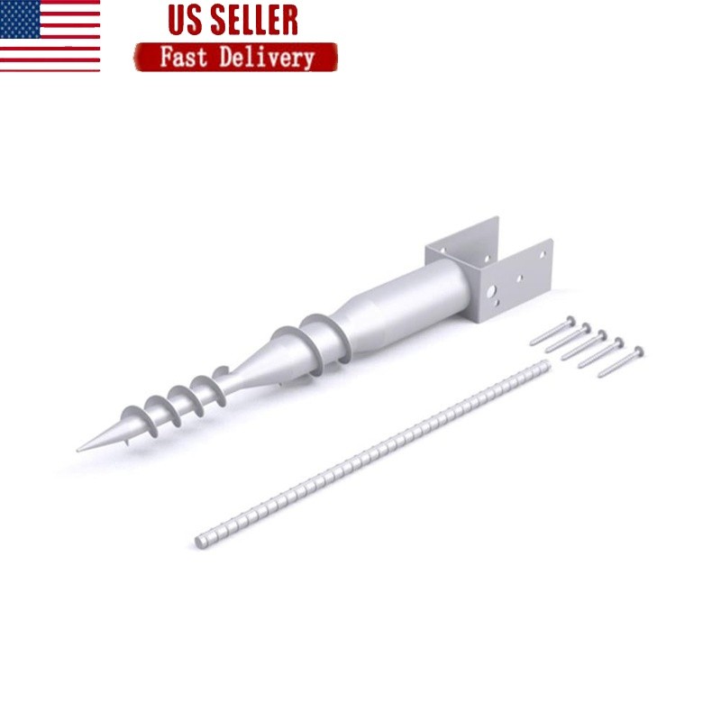 No Dig Ground Anchor 4x4 Mailbox Post Easy Installation Heavy Duty Steel New gallery