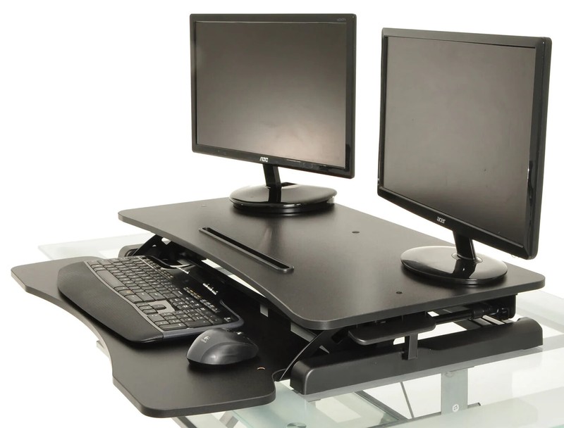 Conquer Adjustable Standing Desk Sit to Stand Workstation 31.5" gallery