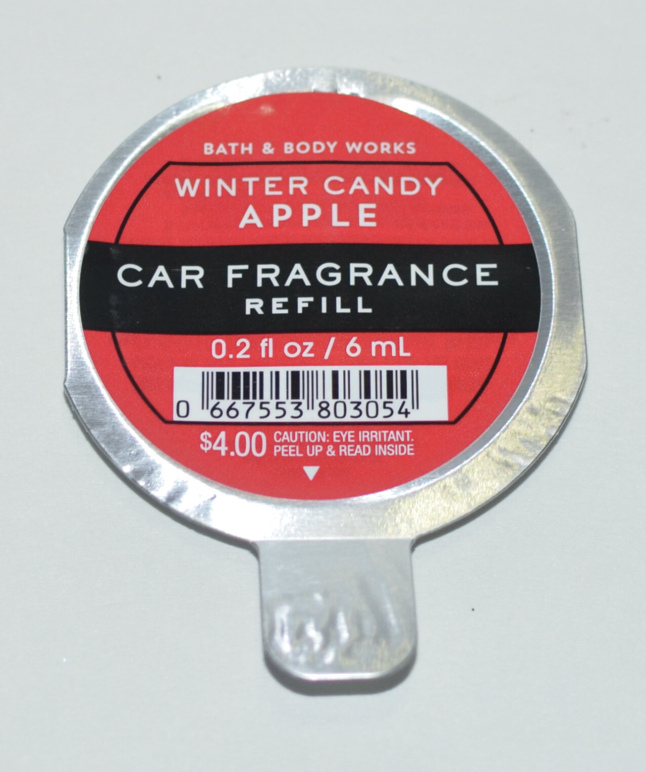 3 BATH & BODY WORKS WINTER CANDY APPLE SCENTPORTABLE FRAGRANCE REFILL DISC CAR gallery