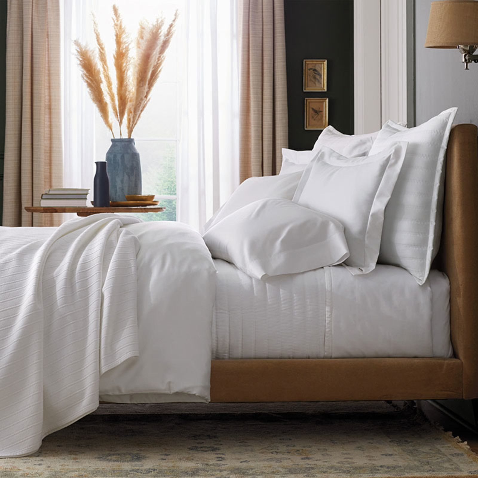 Premium Smooth Supima® Cotton Wrinkle-Free Sateen Pillowcase Set - White, Sta... gallery