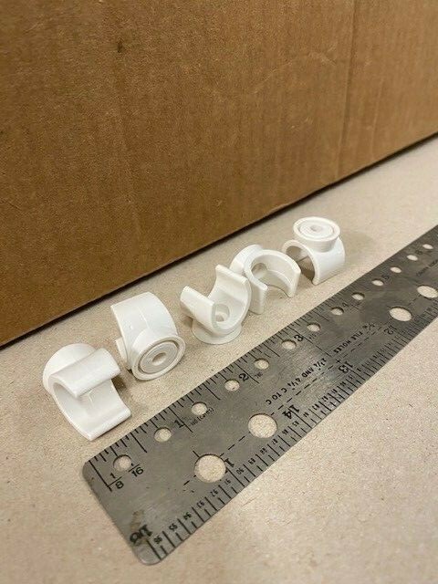 5 Plastic 5/8" clips for the underside of your TV tray tables gallery