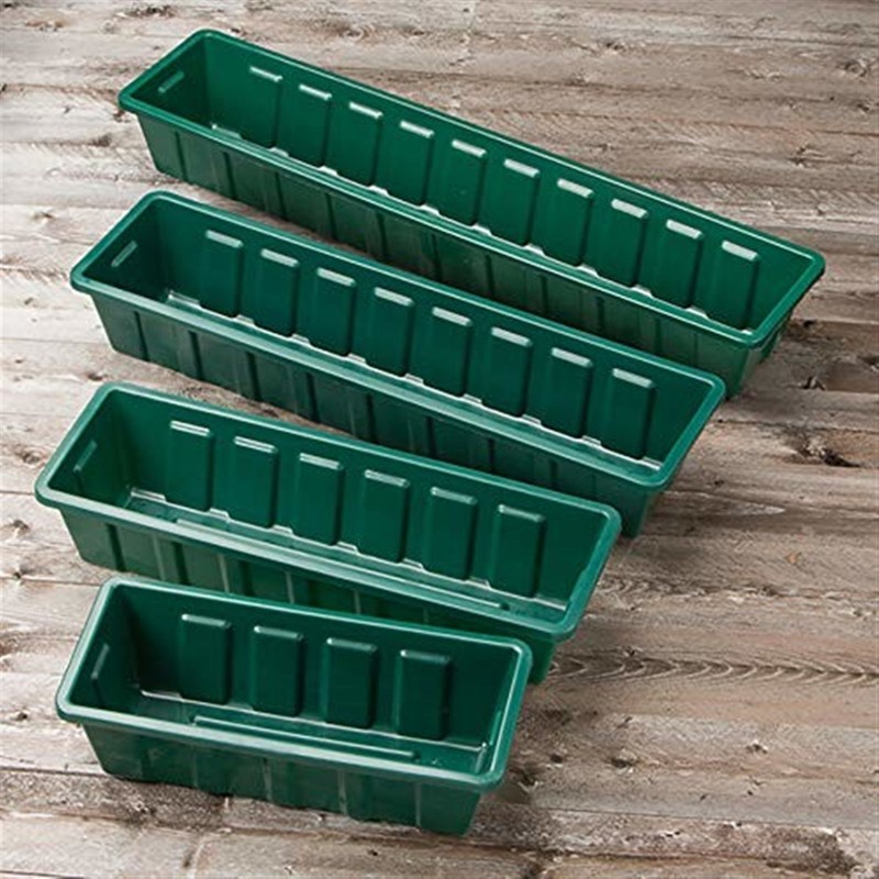 Polypro Plastic Flower Box Liner, 18" Green gallery
