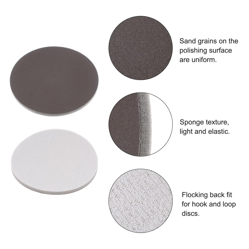 6inch Sanding Sponge Hook and Loop 150mm Sanding Disc Corundum 1800-2000 Grit gallery