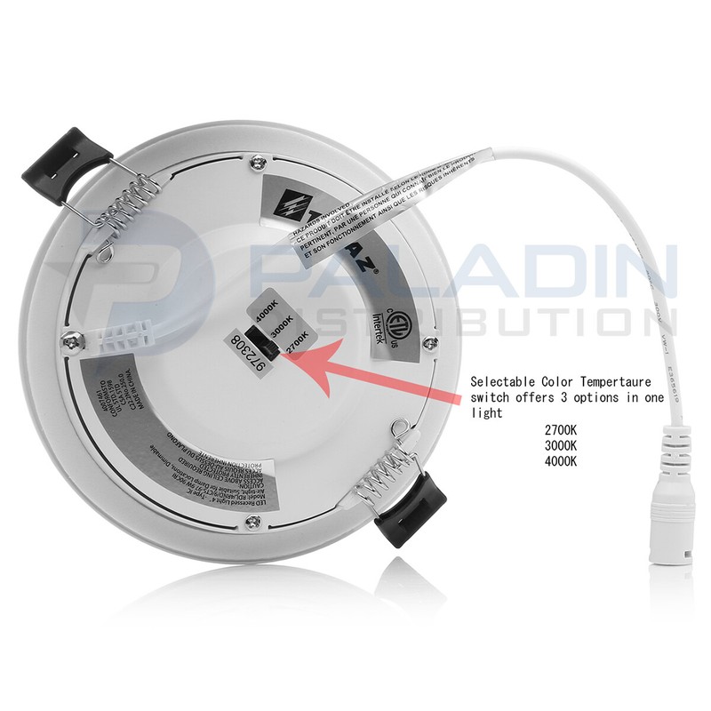 4" / 6" LED Slim Recessed Ceiling Down Lights - CCT Select 27K 30K 35K 40K 50K gallery