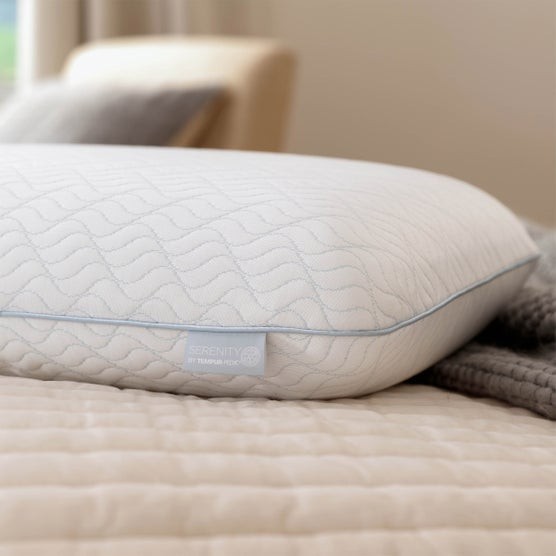 Tempur-Pedic Serenity Cooling Memory Foam Pillow Washable Cover Standard New gallery