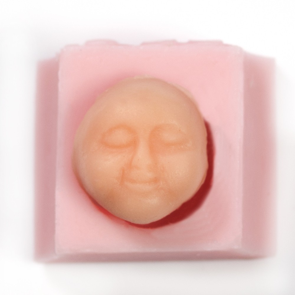 Face Silicone Fondant Gum Paste Candy Polymer Clay Resin Mold Mould (522)