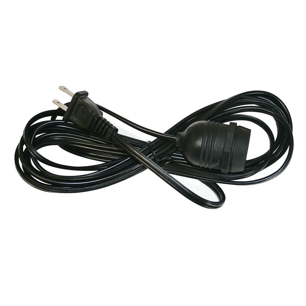 Single Socket Black Commercial Grade Outdoor Pendant Light Lamp Cord, 11FT gallery
