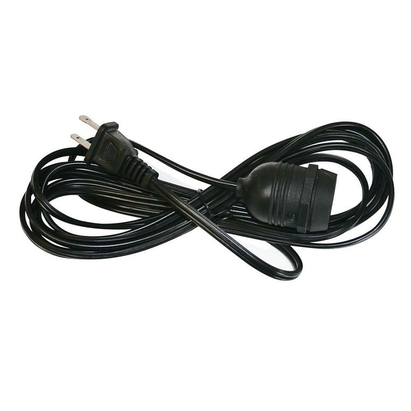 Single Socket Black Commercial Grade Outdoor Pendant Light Lamp Cord, 11FT gallery