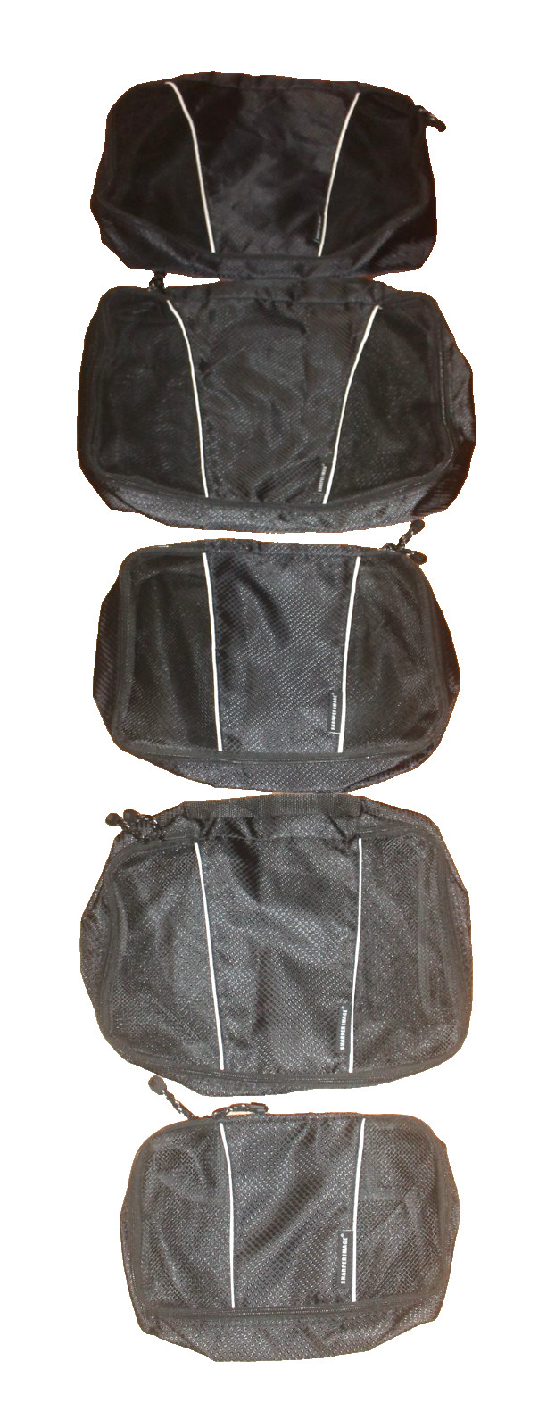 Sharper Image 5 Piece Packing Cubes Travel Bags Black gallery