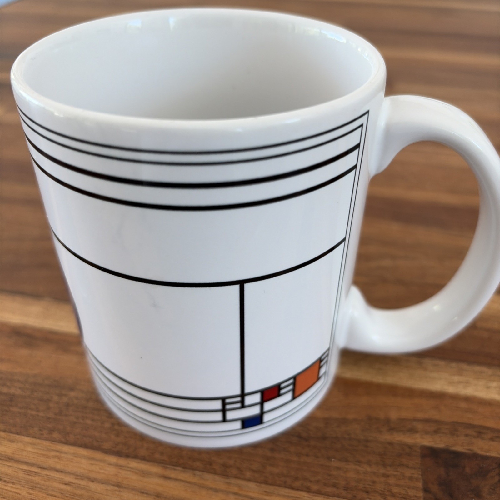 Frank Lloyd Wright Style Geometric Coffee Mug Abstract Modern Art Ceramic Cup gallery