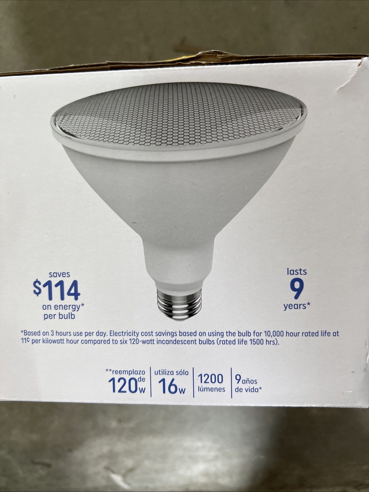 GE LED 16 w (120w Replacement) Long Life Outdoor Light Bulbs (White - 2 Bulbs) gallery
