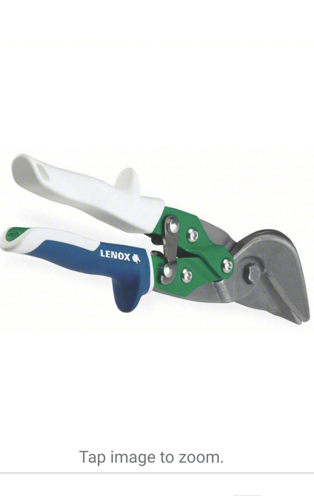 Lenox Offset Snip: Right, 9 1/2 In. Overall Length, Steel, HVAC 206 Offset Right gallery