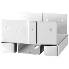 10 Pcs 6×6 Post Base Bracket Post Anchor for Concrete Inner Size 5.49×5.57 in