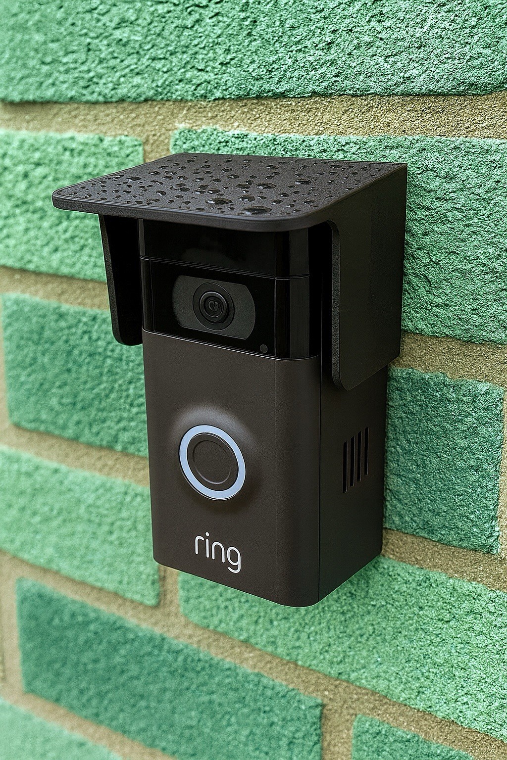 Ring Doorbell 2/3 (WIDE RING MODEL) Plus Rain Sun Weather Shield Cover – 💪 gallery