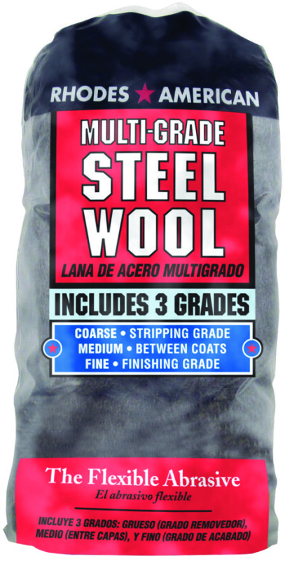 STEEL WOOL MULTI-GRADE (12) PACK 4-COURSE, 4-MEDIUM, 4-FINE NEW FAST SHIPPING gallery