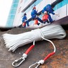 Wire Center Flag Pole Rope 5/16 Inch 65 Feet with 2 Pieces Stainless Steel Snap gallery