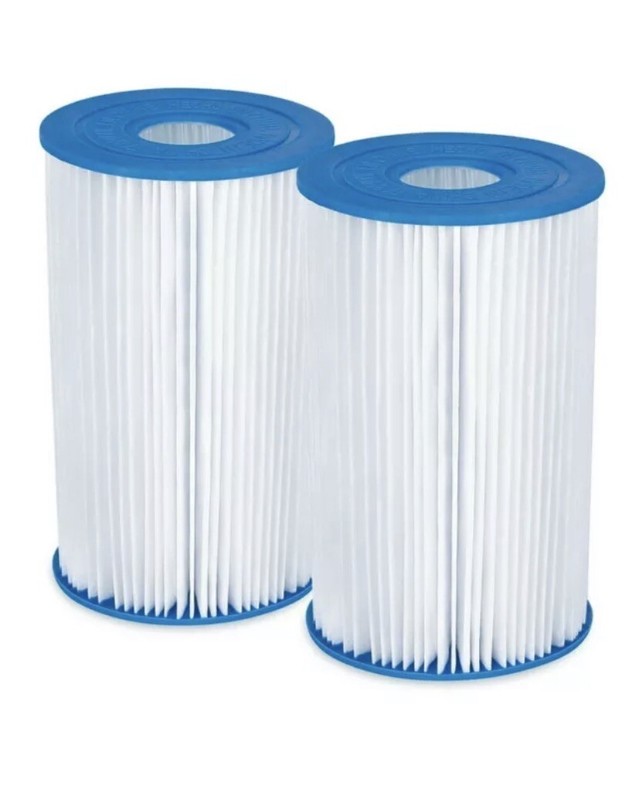Funsicle Type B Pool Filter Cartridge (2 Pack), White, Universal Replacement gallery